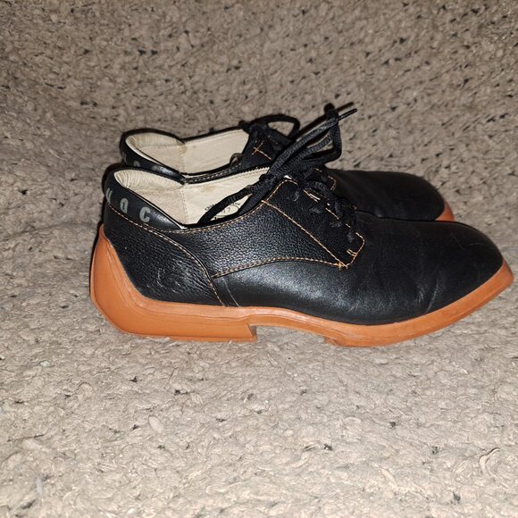 JOHN FLUEVOG FUTURE ANGELS Orange Black Leather Y2K Shoes Sneaker-Sz 7-Excellent main image 8